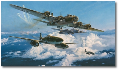 Combat Over the Reich by Robert Taylor (B-17, Me262)