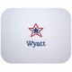 patriotic personalized burp cloths-set of three