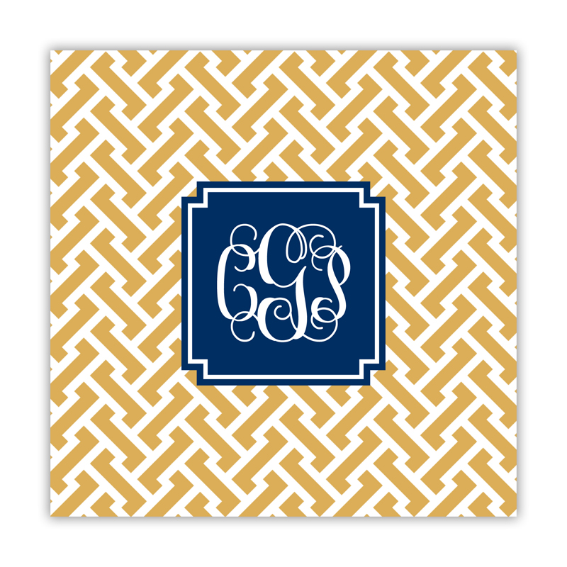 stella gold square paper coaster set of 50