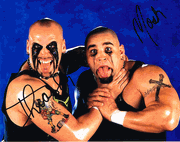 WWF HEAD BANGERS MOSH & THRASHER AUTOGRAPHED 8X10 PHOTO AUTOGRAPH