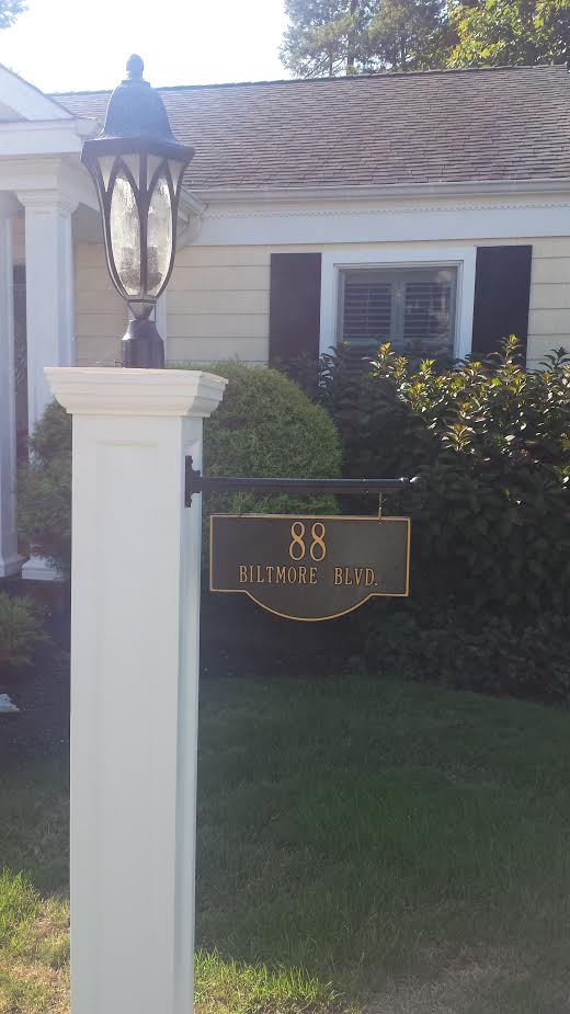 Mounting Bar for Aluminum Hanging Address Sign Ladder Rest Bracket