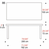 Artek Alvar Aalto Table 86 (HL2-Leg)