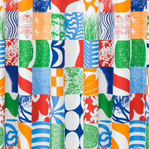 Marimekko Yhdessä Multi-Colored Polyester Shower Curtain - Marimekko ...