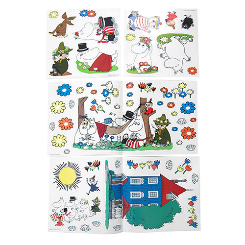 Moomin PeelandStick Removable Wall Decals Moomin Kids Activities