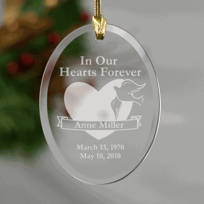 A Beautiful Soul Never Fades - Memorial Personalized Custom Circle Glass Ornament Sympathy Gift Christmas Gift For Family Members P15319087