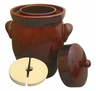 K&K Keramik Vaso da Cottura Originale K&K, da 5,0 Litri, Forma II