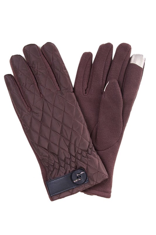 Quilted Winter Gloves with Smart Tips
