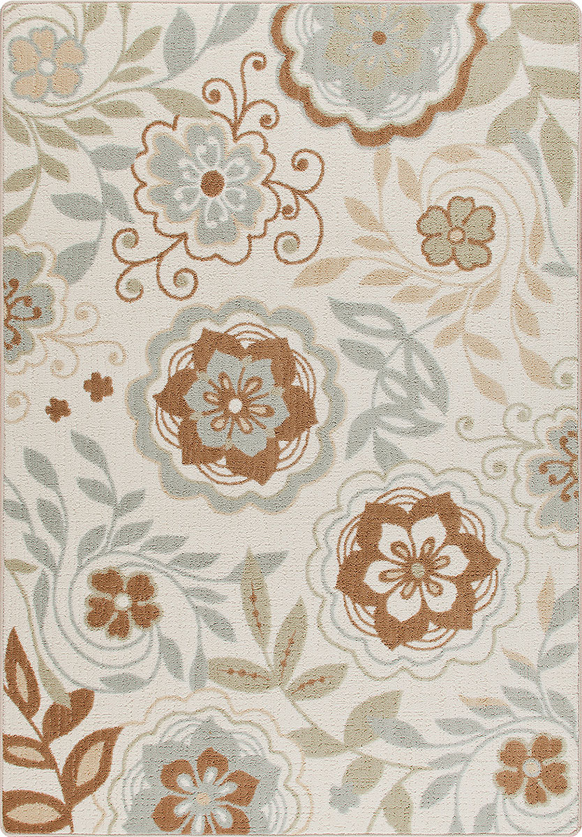 Milliken Area Rugs Mix & Mingle Rugs Garden Passage Ivory Mix