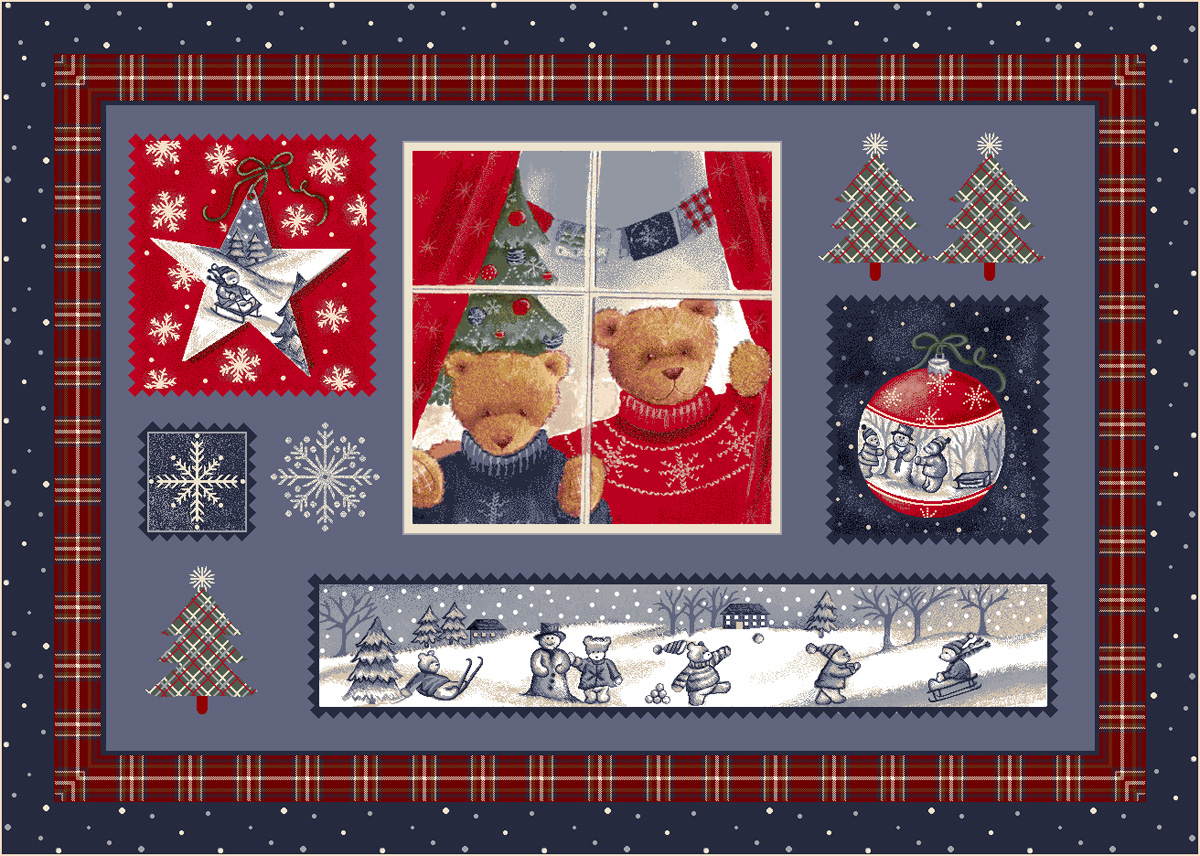 Milliken Area Rugs Seasonal Inspirations Rug Christmas Cuddles 00018 Beary Seasonal