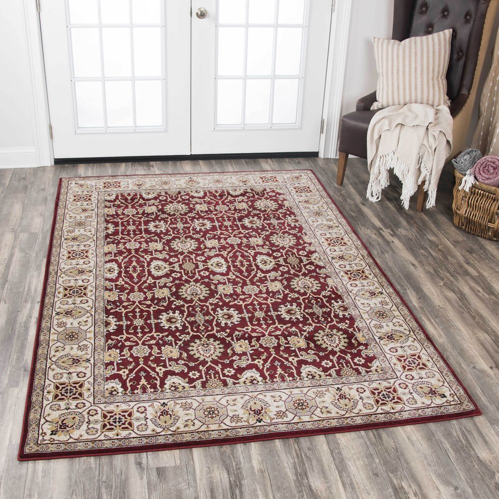 Rizzy Rugs Area Rugs Zenith Rugs ZH7059 Traditional Red Zenith Rugs
