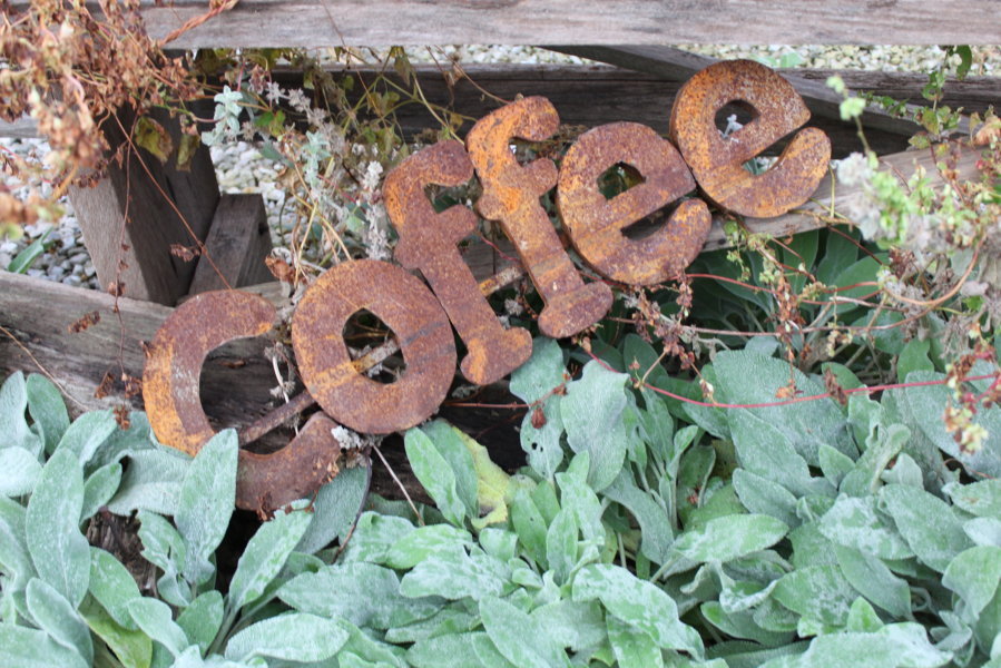Rustic Metal Coffee Sign Wall 3D Wall Art