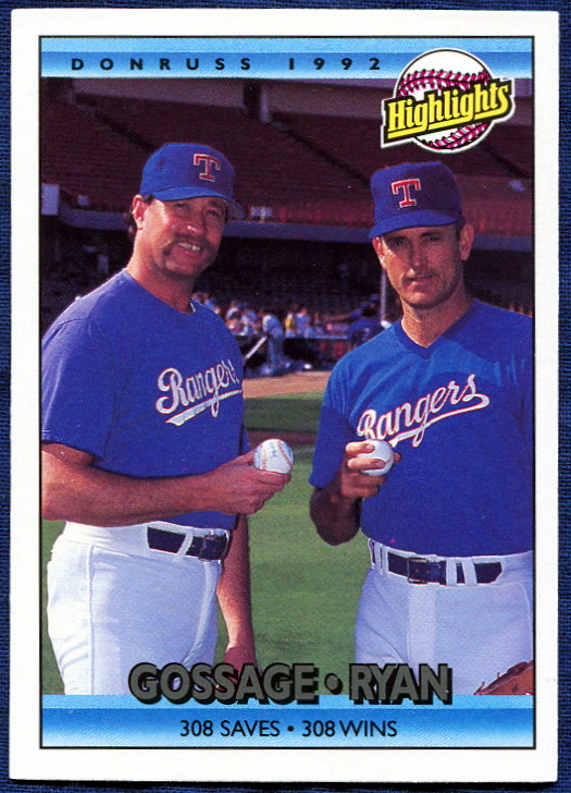 1992 Donruss Texas Rangers Baseball Cards Team Set