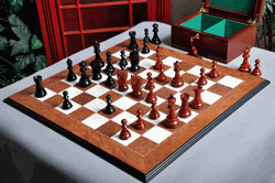 Staunton Zagreb '59 Prestige Chess Set, Box and Board Combination