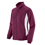 AUGUSTA WOMENS MAROON/WHITE FULL ZIP W MCD35 EAGLE LOGO EMBROIDERED  