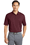 NIKE MENS MAROON POLO W SMCD35 EAGLE LOGO EMBROIDERED 