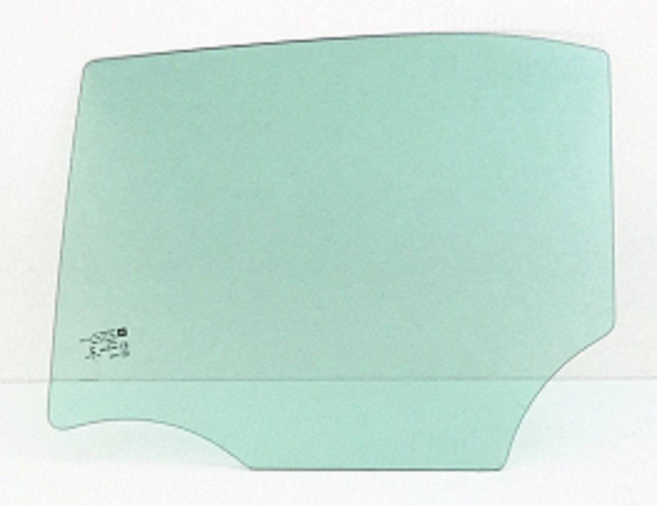 Rear Door Glass Driver Side Buick Park Avenue 4 Door Sedan 1997-2006