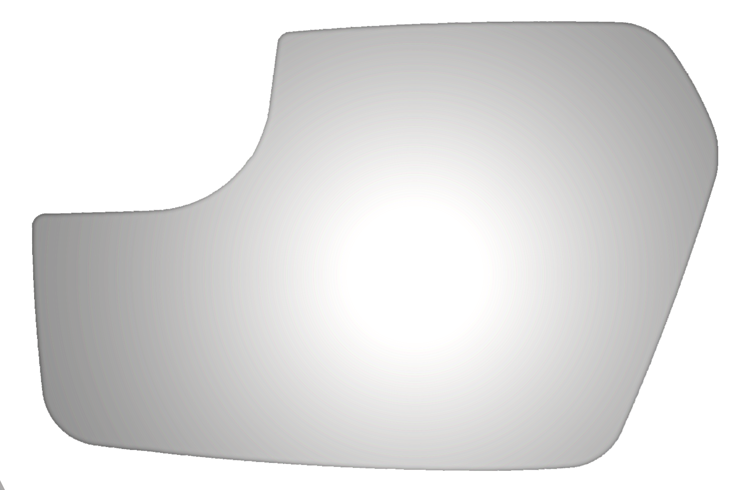 Ford Fusion 2011 2012 Driver Side Mirror Glass