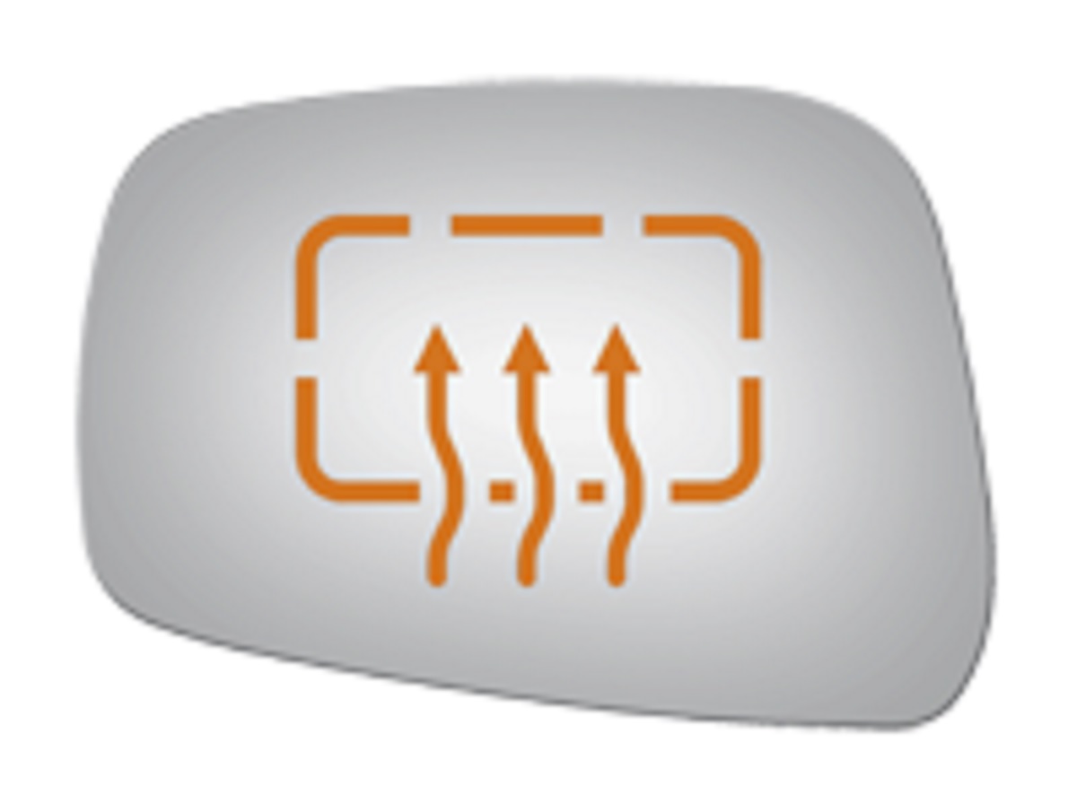 Nissan Frontier 2016 Driver Side Mirror Glass Heated