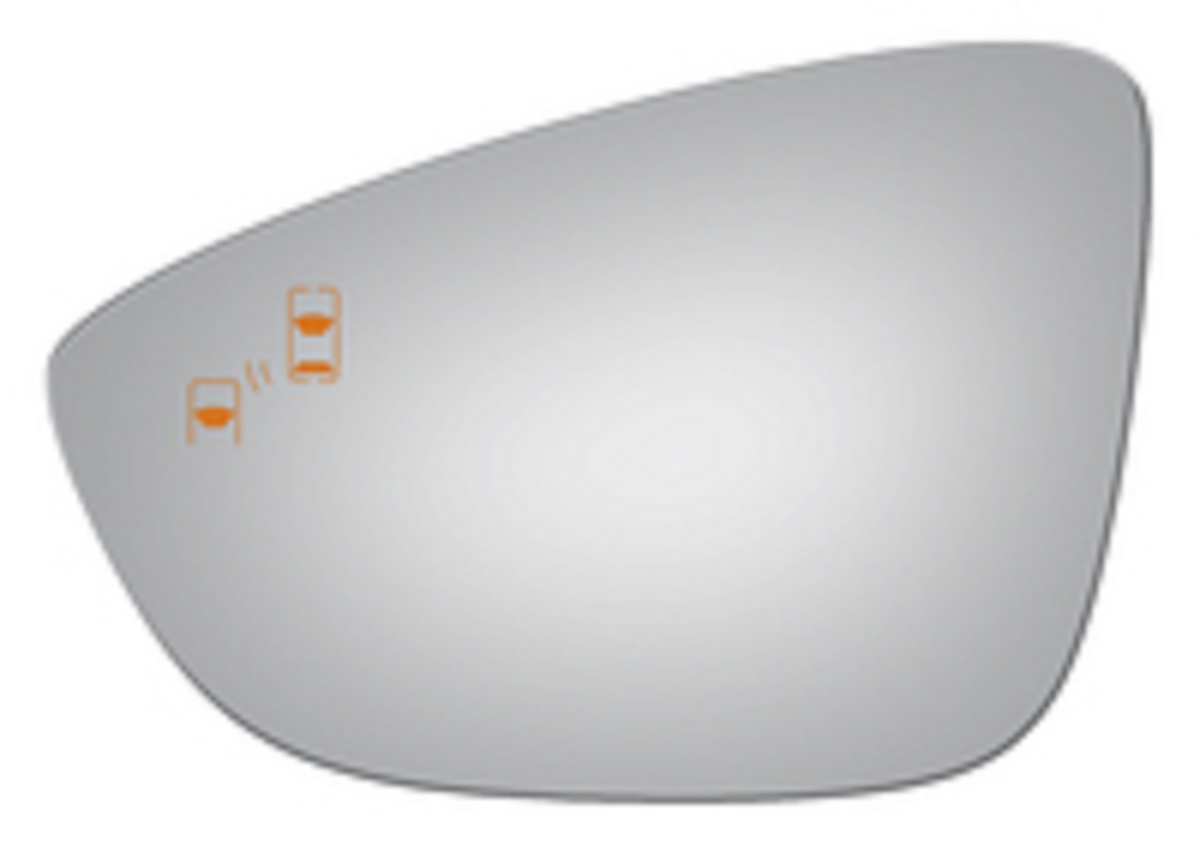 Volkswagen VW Jetta 2015 Driver Side Mirror Glass