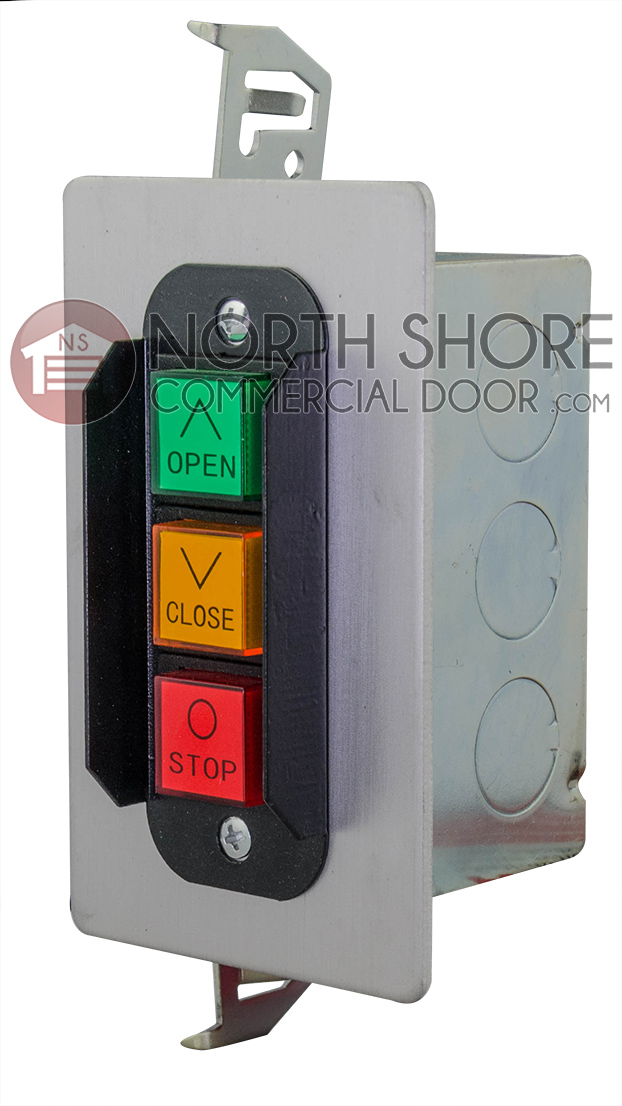 3BFX Flush Mount Garage Door Opener Exterior Control