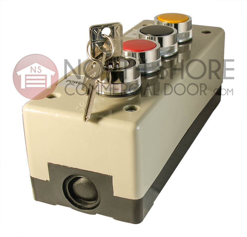 MMTC 3B4XL 3Button Gate/Door Operator Control Station