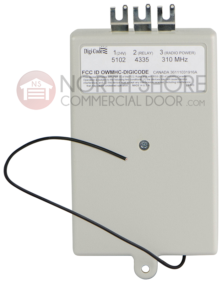 Digi-Code DC5202 Wireless Garage Door Opener Keypad