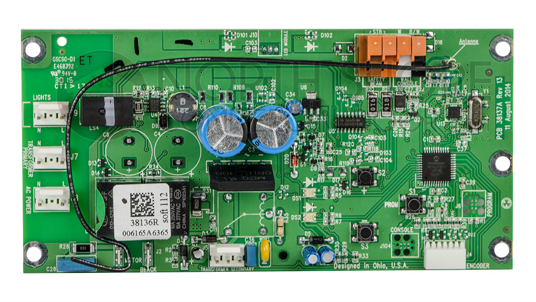 Genie Garage Door Opener 29061T / 20424S Rectifier Circuit Board