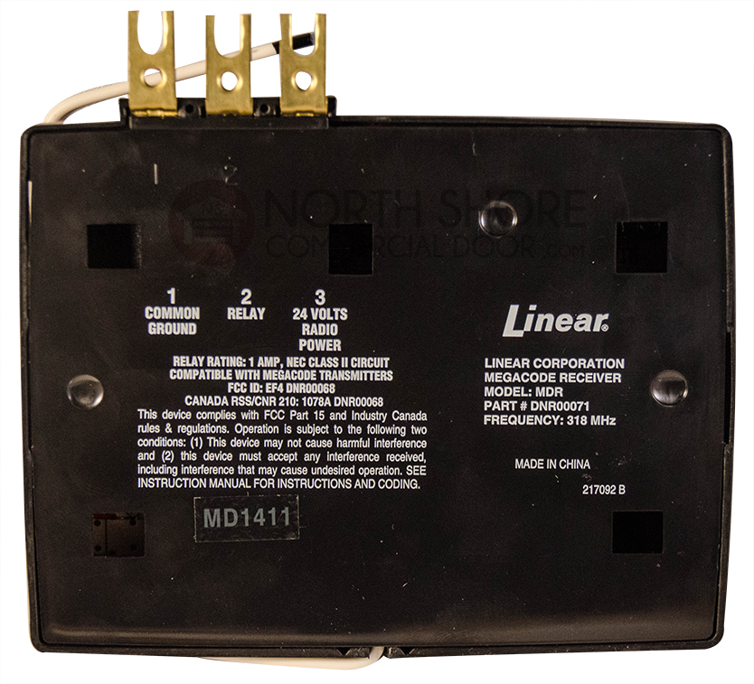 Linear MegaCode MGT Gate Safety Edge Transmitter