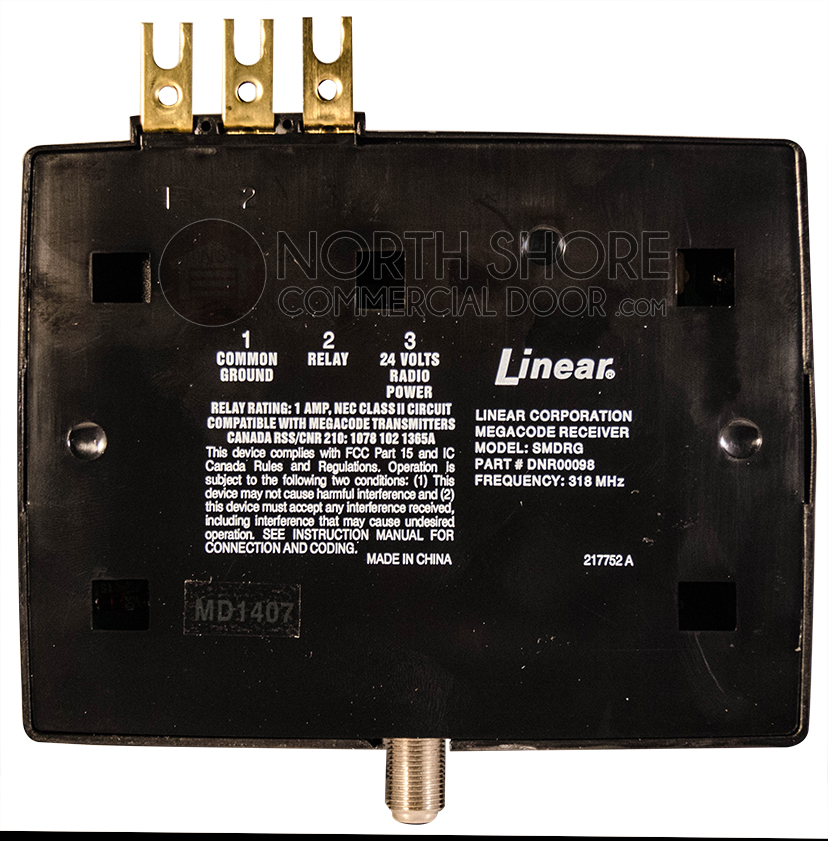 Linear MegaCode MGT Gate Safety Edge Transmitter