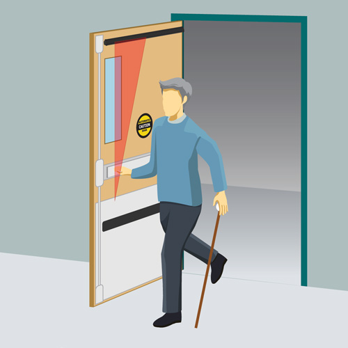 BEA SuperScan IV 10SSTIVCUSTOM Door Mounted Active Infrared Safety