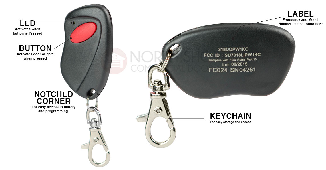 Transmitter Solutions Monarch 318DOPW1KC Gate Opener Remote