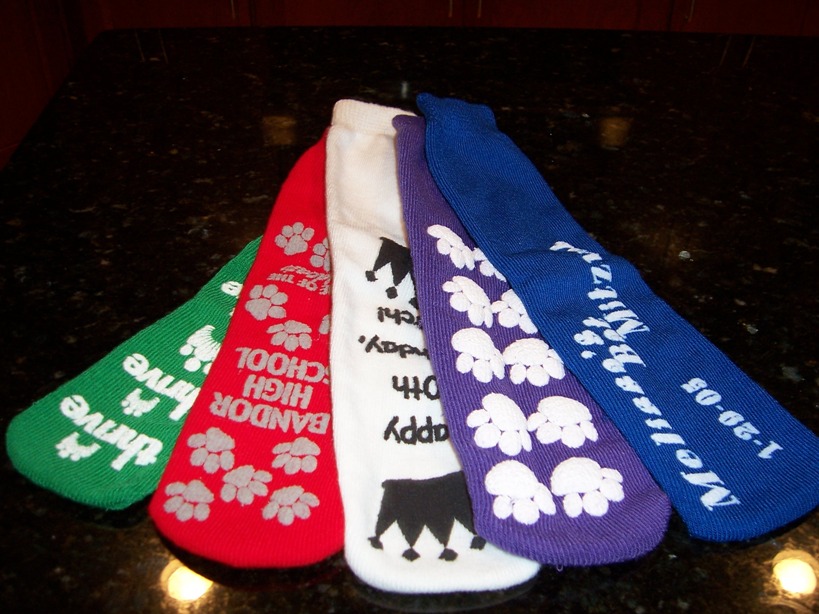 custom grippy socks