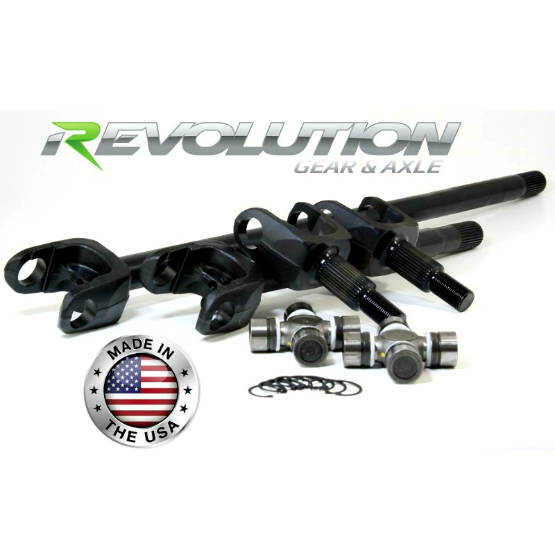 Revolution Gear RAK30YJ27 Front Axle Kit w/Disconnect Eliminator