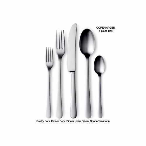 Georg Jensen Copenhagen Steel Serving Set
