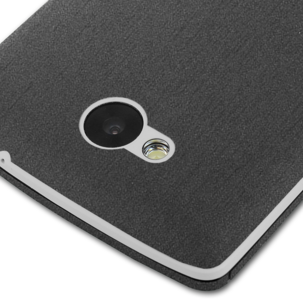 Skinomi TechSkin LG Tribute Brushed Steel Skin Protector