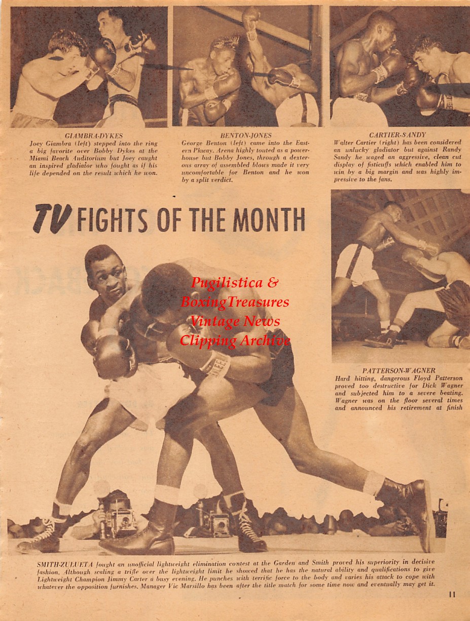 Boxing News Clipping 2026 Tuzo Portuguez, Joey Giambra vs. Bobby
