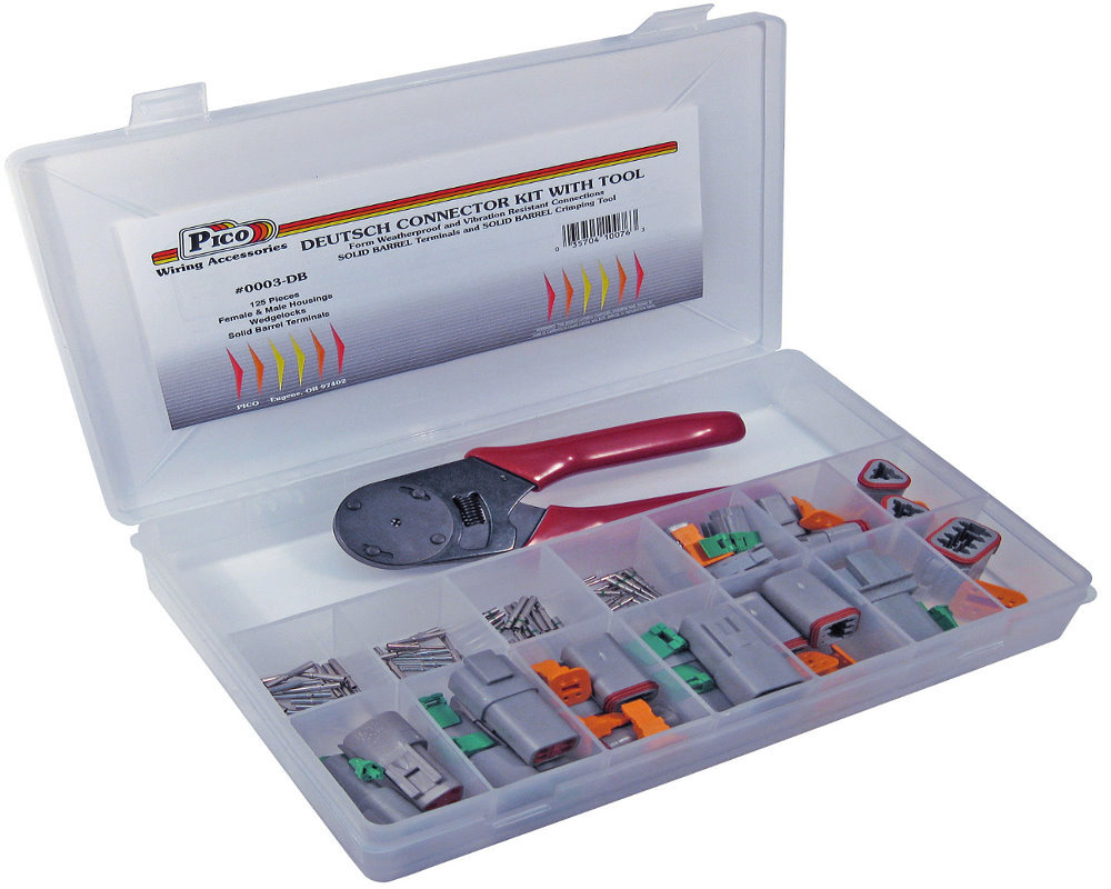 Pico 0003D 152 Piece Deutsch Electrical Connector Kit 2, 3, 4, 6 and 8