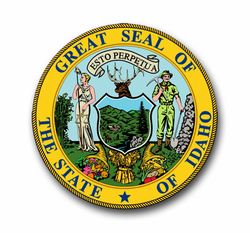 Idaho State Seal 11.75" Vinyl Transfer Decal