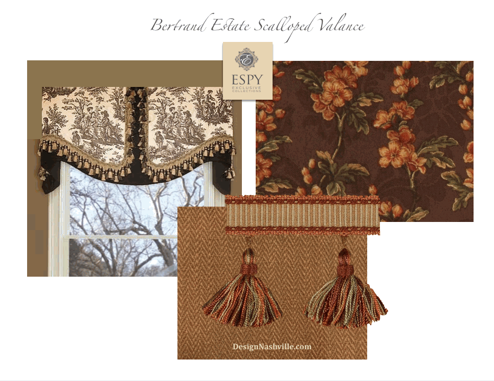 Bertrand Estate Scalloped Valance v.2 autumn