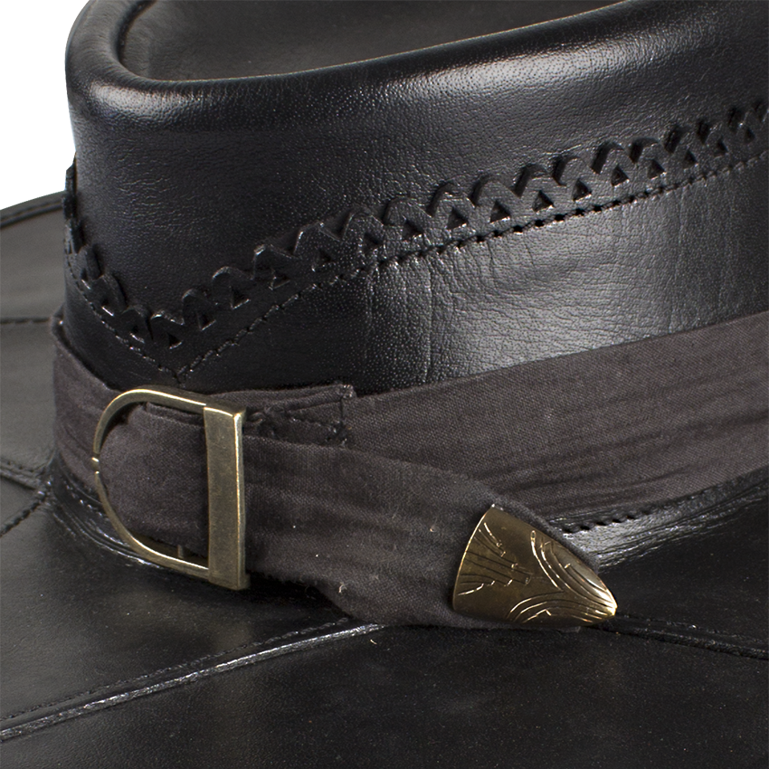 Leather Witch Hunter Hat pirate swashbuckler medieval renaissance