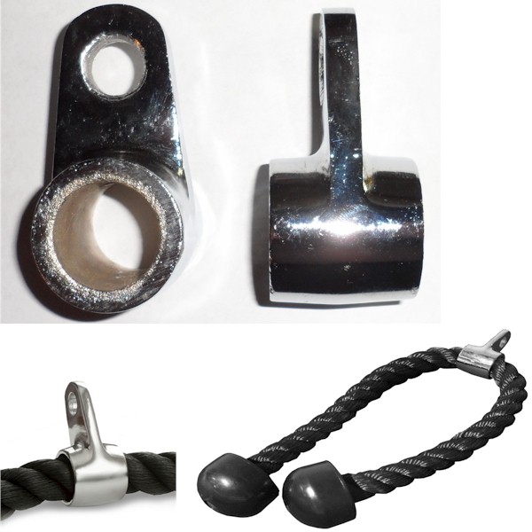 OnePiece Cable Attachment Rope Swivel Chrome Plated