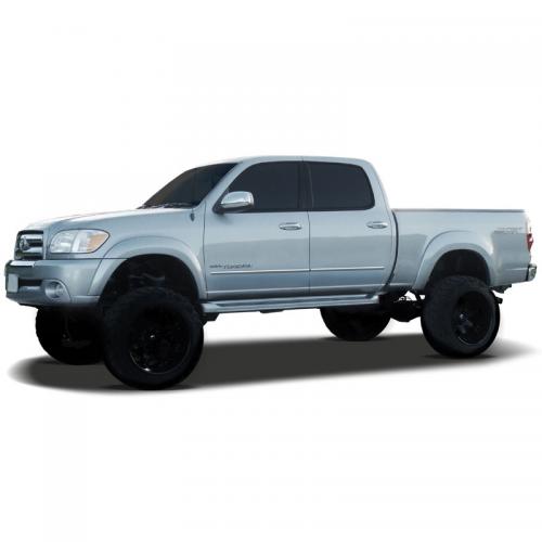Tundra Chrome Delete Body Side Moldings; Gloss Black (07-21 Tundra