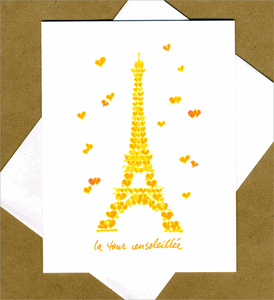 Sunny Eiffel Tower of Love Notes