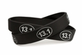 13.1 Half Marathon Training Rubber Wristband - Youth 7"