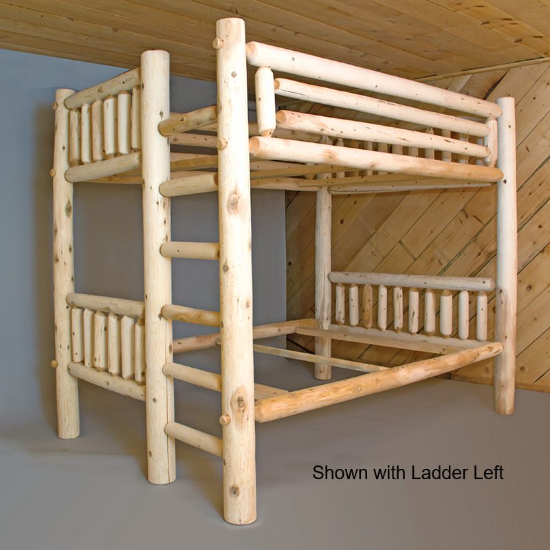 Wildwood Rustics White Cedar Log Bunk BedLog Cabin Rustics