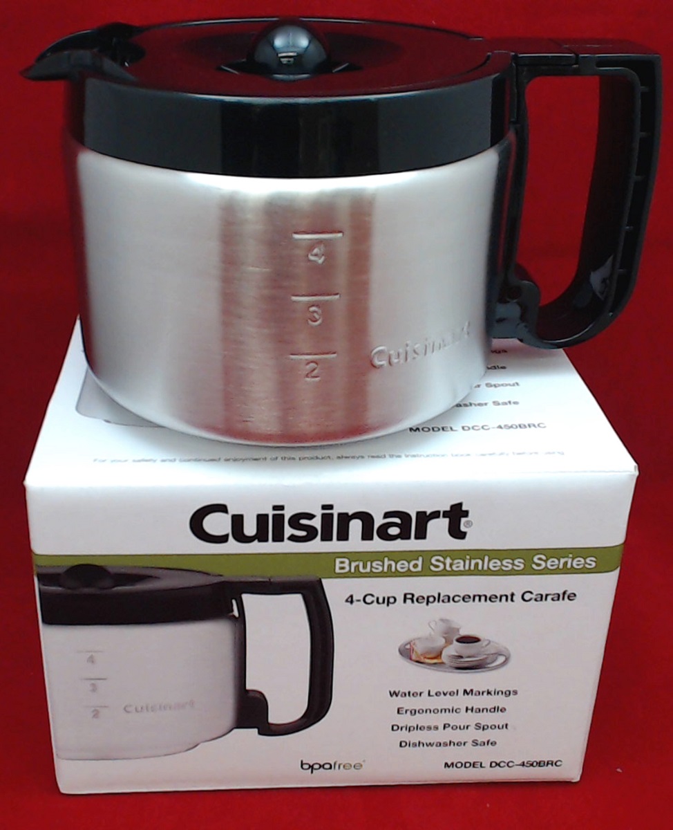 DCC450BRC Cuisinart Coffee Maker Brushed Stainless Series, 4Cup Carafe