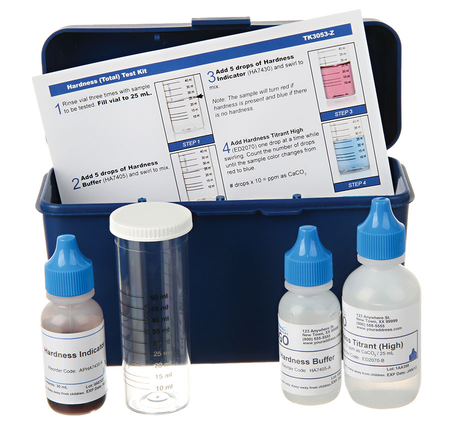 water hardness test kit