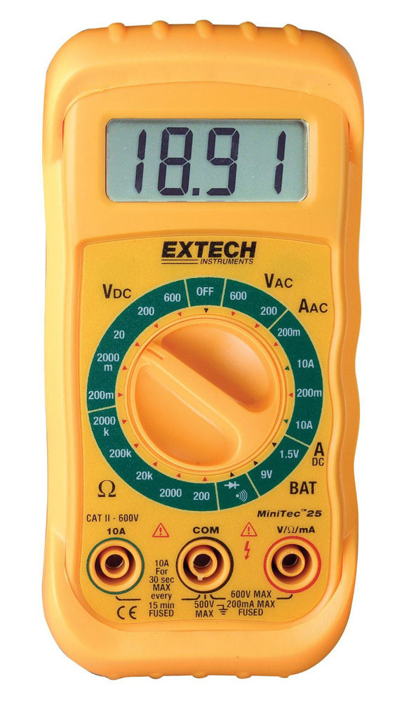 Extech MN25 MiniTec Digital MultiMeter