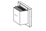 Pack of Twelve Napoleon Direct Vent Wall Terminals/Vinyl Siding Shields - For Use with 5 Inch x 8 Inch Venting Systems