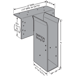 HGLTV5.50/_ Heavy Duty Hanger (Choose Height 11.5-19)